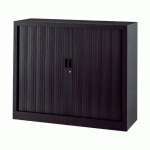 ARMOIRE À RIDEAUX MONOBLOC GENERIC H 100 X L 120 CM CORPS ANTHRACITE / RIDEAUX ANTHRACITE