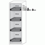 ARMOIRE SÉCURITÉ S-PHOENIX VOL.2-90 S90.196.060.FDAC JAUNE - ASECOS