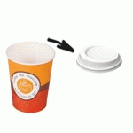 COUVERCLE BLANC POUR GOBELET