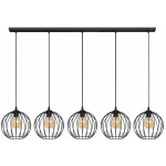 HELAM LIGHTING - HELAM MERCURE PLAFONNIER BARRE DROITE NOIR 133CM