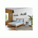 LIT GARAY  BOIS NATUREL 120X190 CM