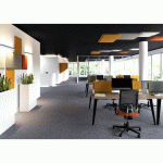 PANNEAU ACOUSTIQUE SUSPENDU GARY AIR - 60 X 60 CM - GRIS