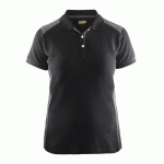 POLO FEMME NOIR/GRIS TAILLE L - BLAKLADER