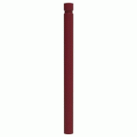 POTELET VITYL TÊTE GORGES MÉTAL HTR 1 M Ø 90 MM - ROUGE 3004 - BUTON DESIGN