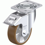 BLICKLE - ROULETTE PIVOTANTE À FREIN Ø 150MM BANDAGE POLYURÉTHANE PU 650KG - LH-ALB 150K-FI