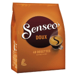 CAFE DOUX SENSEO - SACHET DE 40 DOSETTES - PAQUET 40 UNITES