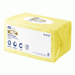 CHIFFON DE NETTOYAGE JAUNE TORK LONGUE DURÉE W8, MULTI-USAGES, 40 CHIFFONS