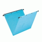 LOT DE 25 - DOSSIER SUSPENDU POUR TIROIRS KRAFT ULTIMATE AZO ELBA FOND NORMAL BLEU