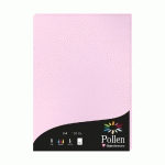 ETUI DE 50 FEUILLES POLLEN 210X297MM 120G/M2 - ROSE DRAGÉE - LOT DE 3