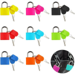 PETITES ECREVISSES - LOT DE 8 CADENAS CASIER AVEC CLÉS MULTICOLORE CADENAS POUR VALISE CASIERS SACS À DOS