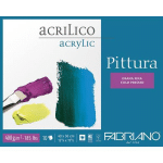 PAPIER PREMIUM FABRIANO PITTURA - 10 FEUILLES 30 X 40 CM - BLANC 400G - IDEAL POUR L'ACRYLIQUE ET GOUACHE
