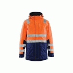 PARKA HAUTE-VISIBILITÉ ORANGE FLUORESCENT/MARINE TAILLE M - BLAKLADER