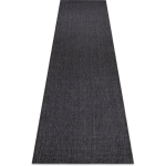 TAPIS, TAPIS DE COULOIR TIMO 6272 SIZAL EXTÉRIEUR NOIR BLACK 80X300 CM