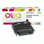 TONER REMANUFACTURÉ OWA - STANDARD - NOIR - POUR LEXMARK 64036SE, 64016SE