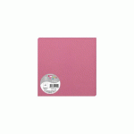 LOT DE 2 - PAQUET DE 25 CARTES SIMPLES POLLEN 160X160MM 210G/M2 - ROSE HORTENSIA