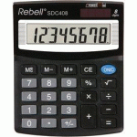 LOT DE 4 - CALCULATRICE DE BUREAU SDC 408, NOIR