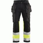 PANTALON ARTISAN HAUTE-VISIBILITÉ STRETCH TAILLE 40C - BLAKLADER