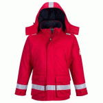 PORTWEST FR59 PARKA HIVER FR ANTI-STATIQUE ROUGE - TAILLE XXXL