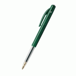 LOT DE 50 - STYLO BILLE BIC M10 RÉTRACTABLE POINTE 1 MM - ÉCRITURE MOYENNE VERT