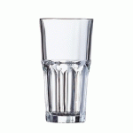 VERRE À LONG DRINK EMPILABLE 31CL AVEC REPÈRE DE REMPLISSAGE À 0,2L ARCOROC GRANITY FH31