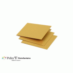 LOT DE 2 - PAQUET DE 25 CARTES PLIÉES POLLEN 116X116MM 210G/M² - OR