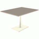 TABLE MENORCA 120X90 T6 ÉP. 24 MM STRAT ABS CHÊNE H./1013 - MOBIDECOR