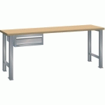 ÉTABLIS GRIS PIGEON 1500X800X900 CAP. 800KG ET 1 TIR. 75KG - LISTA