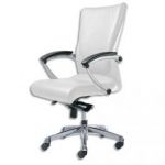 MT INTERNATIONAL FAUTEUIL BUSINESS CLASS CROUTE DE CUIR BLANC