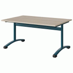 TABLE MALIBU 120X80 T3 DL STRA ABS ACACIA/BLEU 5025