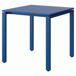TABLE MALIBU 80X80 T6 SOUDÉ STR ABS BLEU U525/BLEU 5005 - MANUTAN EXPERT