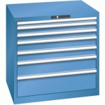 ARMOIRE BLEU CAP. 870X725X850 AVEC 7 TIR. 75KG _ 78.686.040 - LISTA