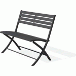 BANC JARDIN PLIANT MARIUS GRIS ANTHRACITE - CITYGARDEN