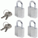 CADENAS À CLÉ EN ALUMINIUM MASSIF 9120EUR - GRIS - MASTER LOCK