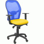 CHAISE JORQUERA ACCOUDOIRS RÉGLABLES BLEU/JAUNE - PIQUERAS Y CRESPO