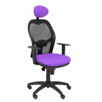 FAUTEUIL DE BUREAU JORQUERA - DOSSIER MAILLE - LILAS