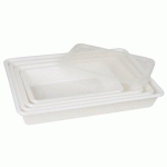 MATFER - BAC RECTANGULAIRE PLAT 5L BLANC 75 MM - 510500