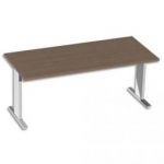 MTI BUREAU MT6 ÉLÉGANCE CERISIER BLANC PIÉTEMENT EN L - DIMENSIONS : L80 X H73 X P80 CM