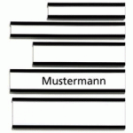 PORTE-ÉTIQUETTES MAGNÉTIQUE SIGNALISATION C-PROFIL - LOT DE 2