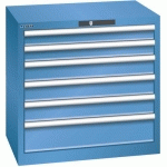 ARMOIRE BLEU CAP. 717X572X700 AVEC 6 TIR. 75KG _ 78.564.040 - LISTA