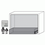 ARMOIRE SÉCURITÉ S. PAILLASSE UB-S-90 UB90.060.089.UL.S GRIS - ASECOS