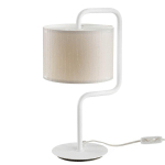 ARTEMPO ITALIA LAMPE DE TABLE MORFEO ABAT-JOUR PLASTIQUE CRÈME