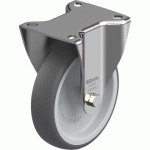 BLICKLE - ROULETTE FIXE Ø 125MM BANDAGE POLYURÉTHANE TPU 250KG - BX-PATH 125G