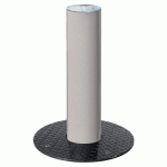 BORNE RÉTRACTABLE Ø 16 CM INOX BROSSÉ - ZINC GRIS 7044 - PROCITY