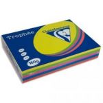 CLAIREFONTAINE RAMETTE DE 500 FEUILLES PAPIER COULEUR TROPHEE 80 GRAMMES FORMAT A3 GRIS PERLE 1251