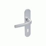 ENSEMBLE SUR PLAQUES LOGIO ENTRAXE 195MM TYPE CLE L FINITION ARGENT - VACHETTE - 200808