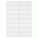 ÉTIQUETTE D'EXPÉDITION ULTRA ADHÉSIVE 105X37 MM
