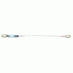 LONGE AVEC ABSORBEUR ET CONNECTEUR LDA12 1,5-10-10 - TRACTEL - 77532