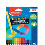 LOT DE 2 - CRAYON DE COULEUR COLOR