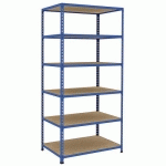 RAYONNAGE D'ARCHIVES RAPID 2 1980X915X610 6 TAB BLEU