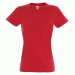 TEE-SHIRT PERSONNALISABLE ACTIVE 190 GFEMME ROUGE